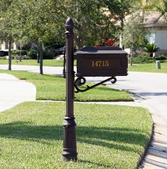 mailboxes residential custom mailbox aluminum florida designs creative alum